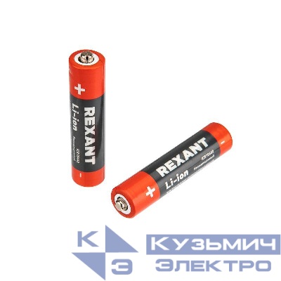 Аккумулятор Li-ion 10440 3.7В 320мА.ч unprotected Rexant 30-2065