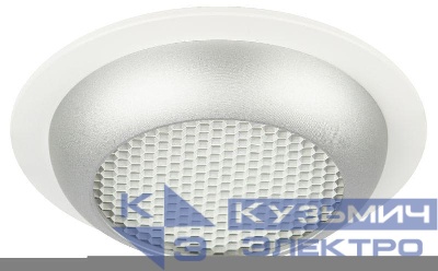 Светильник под лампу GX53 KL111 встраив. WH/SL бел./серебро матов. ЭРА Б0061539