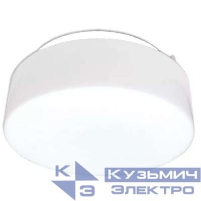 Светильник НПО 22-100-230 "Таблетка" d260 1х100Вт E27 IP20 опал Элетех 1005150221