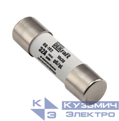 Предохранитель ПЦ-102 16А 10х38 DEKraft 21366DEK