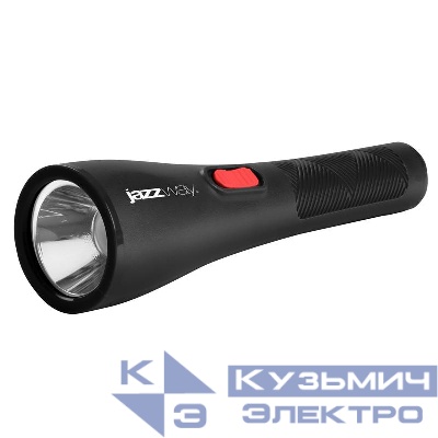 Фонарь светодиодный ручной аккумуляторный Accu2-L1W-bk 1Вт 50лм 7200К Li-ion 18650 1200мА.ч IP20 черн. JazzWay 5049406