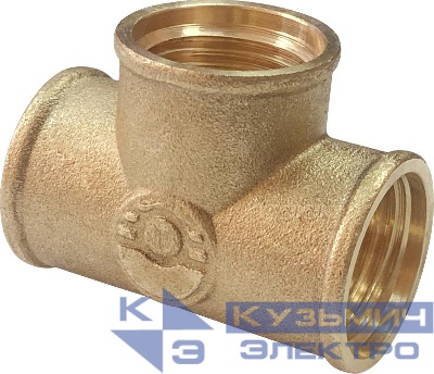 Тройник ВР-ВР-ВР 1/2дюйм (100/10) VALFEX VF.130.L.012