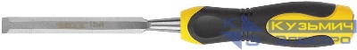 Стамеска профи CrV двухцветная прорезиненная ручка 12мм FIT 43174