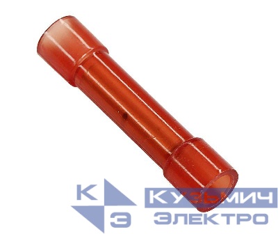 Гильза соединительная изолированная СГИ L-27.3мм 0.5-1.5кв.мм BNY-1.25 нейлон красн. Rexant 08-0717