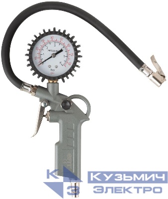 Пистолет с манометром быстросъемное соединение FIT 81047