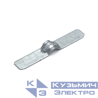 Скоба крепежная двухлапковая СМД d6-7мм для монтажн. пистолета без отверст. метал. (уп.100шт) Промрукав PR13.1975