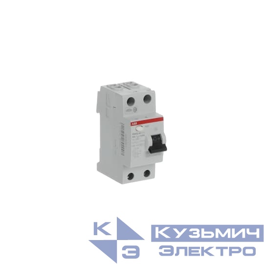 FH202 AC-63/0,03 Выключатель дифференциального тока 2-модульный EU 2CSF202002R1630 (замена для 2CSF202004R1630)