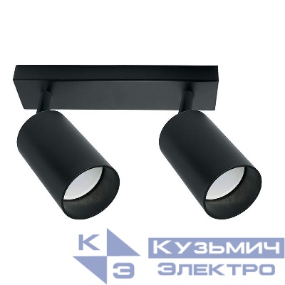 Светильник ML202 настен./потолочн. под лампу GU10 черн. FERON 41063