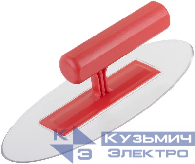 Гладилка 220х90х3мм овальная пластик. прозр. КУРС 05122