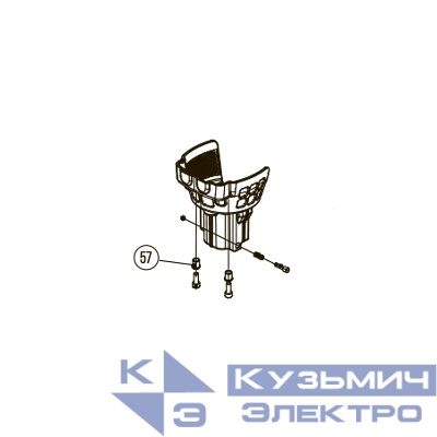 Запчасть №57 для Hybest GSR40A. Втулка