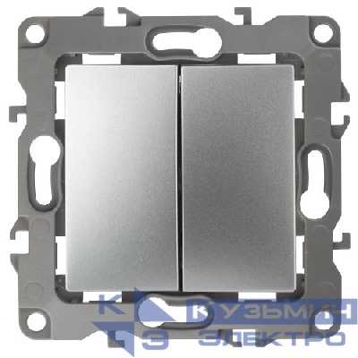 Переключатель перекрестный 2-кл. Эра12 12-1112-03 250В 10АХ алюм. Эра Б0065294