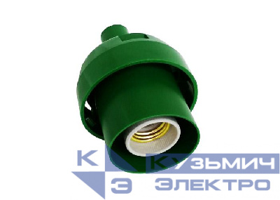 Основание с переходником на трубу d20мм UFP-N60AE GREEN под плафон. для изгот. ростовых цветов зел. Uniel UL-00005003