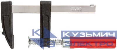 Струбцина тип "F" 50х100мм FIT 59010