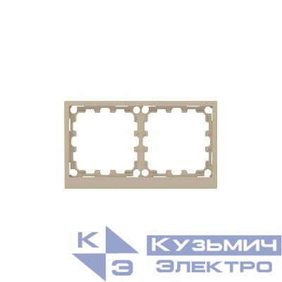 Рамка 2-м KANT ванильн. марципан DKC 7015904