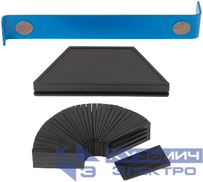 Набор для укладки ламината (скоба брусок и клинья распорные 30шт) КУРС 59298