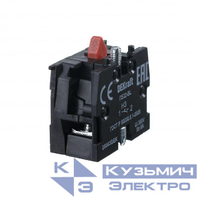 Контакт дополнительный ДК-22 1НЗ для двойн. выкл. ПЕ-22 DEKraft 25105DEK