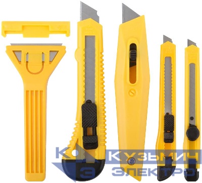 Ножи и скребки набор (уп.5шт) FIT 10505