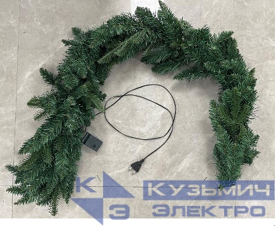 Гирлянда светодиодная "Еловый шлейф" 93 673 NGF-D023-01 1.8м 20LED WW IP20 BL Navigator 93673