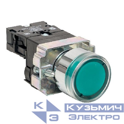 Кнопка BA31 с подсветкой 230В зел. NO PROxima EKF xb2-bw31-230