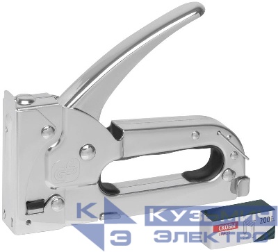 Степлер для узких скоб "тип 53" 4-8мм металлический корпус FIT 32135