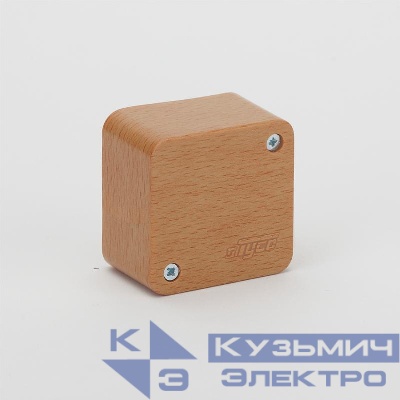 Коробка распределительная ОП 55х55х32мм IP40 бук (светл. основа) Ruvinil 65002-38М