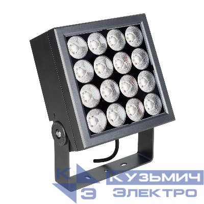 Светильник ALT-BLOCK-S220x220-50W Warm3000 GR 15 deg 230В 50Вт 3000К IP66 метал. Arlight 054756