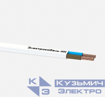 Провод ПБВВГ 2х2.5 250В Б (уп.100м) ЭЛЕКТРОКАБЕЛЬ НН 000007143