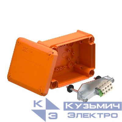 Коробка распределительная огнестойкая 150х116х67мм IP65 T100 E 4-5 оранж. OBO 7205510
