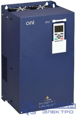 Преобразователь частоты K751 380В 3ф 75-90кВт 150-176А со встроен. тормозом ONI K751-33-7590TM