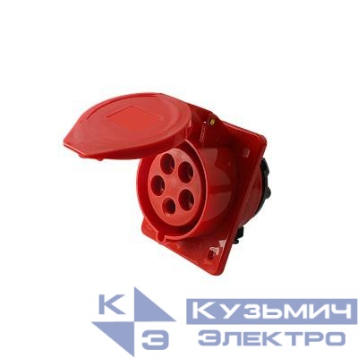 Розетка стационарная СП PPC 415 16А 5п 3Р+РЕ+N 380В IP44 Pro JazzWay 5072978