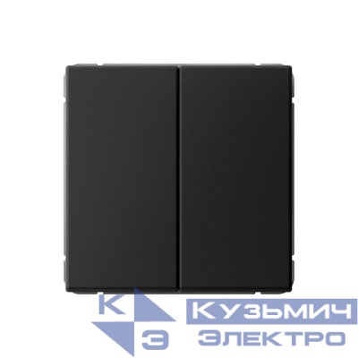 Выключатель 2-кл. ArtGallery (сх. 5) 10AX механизм карбон SE GAL001051