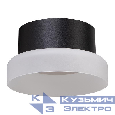 Светильник HL460 12Вт GX53 230В потолочн. черн. FERON 51683