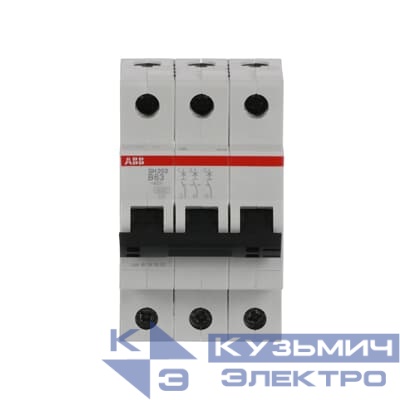 SH203 B63 Автомат.выкл-ль 3-полюсной 2CDS213001R0635