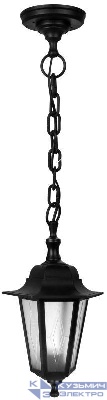 Светильник садово-парковый PP4105 C02 НТУ 06-60-001 У1 "Адель1" 6-гран. пласт. +пласт. черн. Camelion 13850