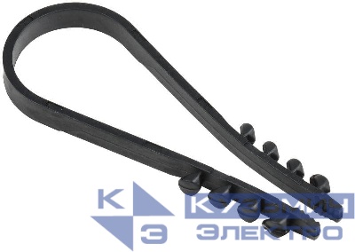 Дюбель-хомут 19-25мм нейлон черн. (уп.100шт) IEK UHH36-19-25-100