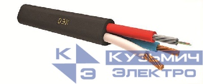 ОЭК-НУ-(03-8А-5,0кН)+2х2,5) Кабель опто-электрический (комбинированный) G.657.A 8 волокон 9/125 мкм, броня из 6 проволок 3,3мм