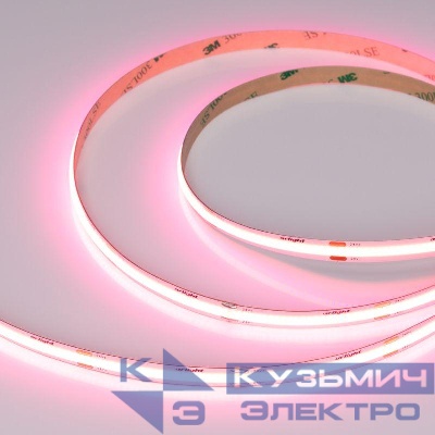 Лента светодиодная COB-X480-8mm 24V Pink 8Вт/м IP20 (уп.5м) Arlight 047743
