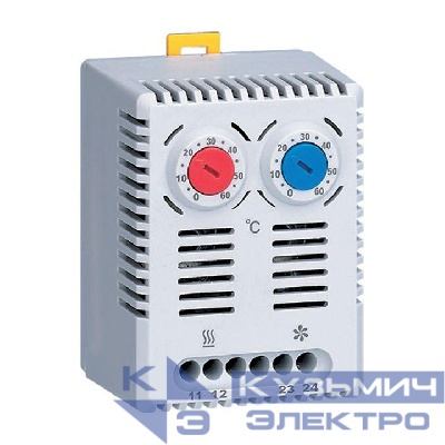 Термостат NO+NC (охлаждение и обогрев) на DIN-рейку 10A 230В IP20 PROxima EKF T2C10M