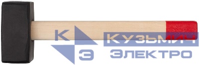 Кувалда кованая 3кг деревянная ручка в сборе КУРС 45023
