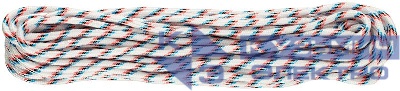 Канат полипропиленовый 24-х прядный с сердечником 8ммх20м р/н=380кгс КУРС 68402