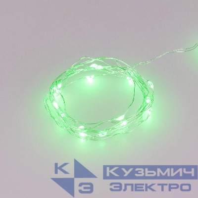 Гирлянда светодиодная ARD-DEW-HOME-2000-CLEAR-20LED-STD Green 3V Battery Pack IP20 Ardecoled 048704