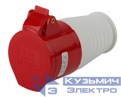 Розетка переносная 215 3Р+РЕ+N 16А 380В IP44 R-16-3P-PE-N-IP44 ЭРА Б0032863