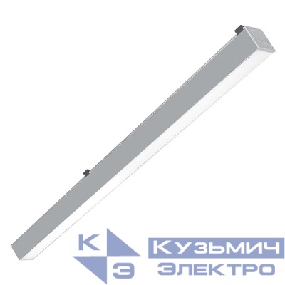 Светильник светодиодный FLORA-36 OPAL-1540 36Вт 4000К IP40 3100лм накладной/подвесной сер. CSVT ЦБ000012174