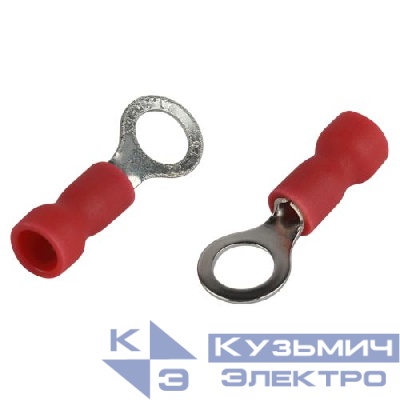 Наконечник-гильза кольцевой НКИ 1.5-5 с изолированным фланцем (уп.10шт) Эра Б0063286