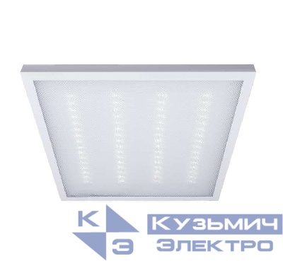 Светильник светодиодный PPL 595/U Призма 36Вт 6500К IP40 3600лм ДВО/ДПО универс. рассеив. V2 негорюч. с драйвером панель JazzWay 2853509J