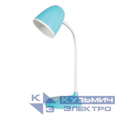 Светильник настольный TLI-228 BLUE E27 60Вт син. Uniel UL-00003652