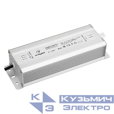 Блок питания ARPV-24150-D (24В 6.3А 150Вт) (IP67 металл 3 года) Arlight 026665