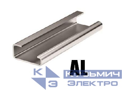 DIN-рейка 32х15мм L2000 G1 с насечкой алюм. DKC 02120AL