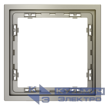 Рамка пластиковая VOLTUM S70 на 1 пост, (шелк) 0