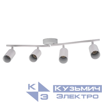 Светильник PCL-0504 4xGU10 IP20 230В WH настен./потолочн. декор. под лампу JazzWay 5066748